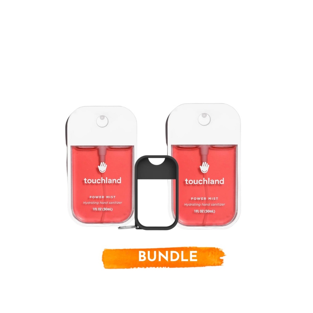 2 Touchland Power Mist Wild Watermelon 1fl oz with 1 case